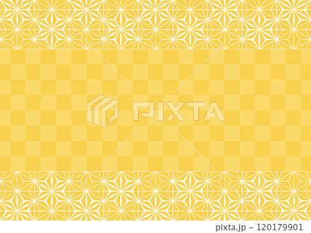 和柄の背景　 120179901