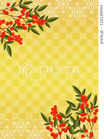 和柄の背景 和柄の背景 120180493