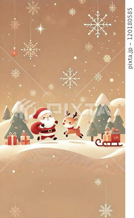 心温まる冬のクリスマス 120180585