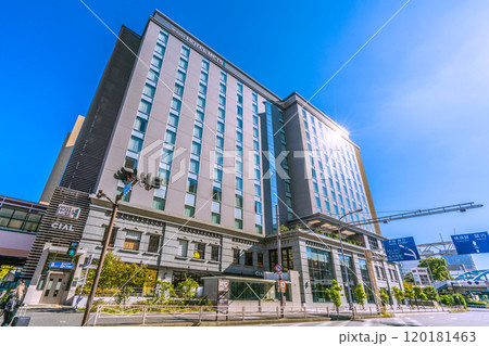 日本の横浜都市景観 桜木町駅前複合ビル・JR東日本ホテルメッツ横浜桜木町などを望む=13日 日本の横浜都市景観 桜木町駅前複合ビル・JR東日本ホテルメッツ横浜桜木町などを望む=13日 120181463