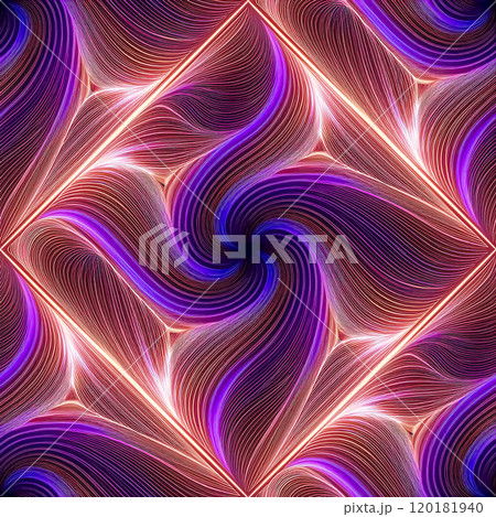 繰り返しシームレスなカラフルな渦巻き模様のイラスト背景素材 ピンク色 繰り返しシームレスなカラフルな渦巻き模様のイラスト背景素材 ピンク色 120181940