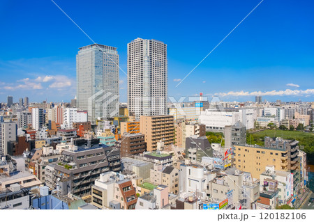 東京都墨田区 錦糸町の街並み 120182106