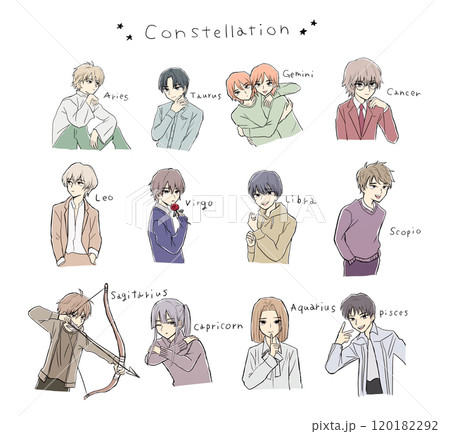 12星座イメージの男の子 120182292