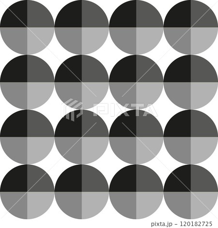 Vector seamless pattern of flat geometric circles 120182725