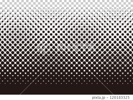可連接和擴展的單色半色調點漸層背景圖案 120183325