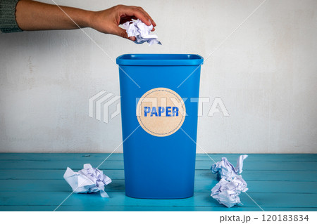 Sorting and recycling of paper and packaging 120183834