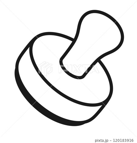 持ち手があるスタンプ本体のアイコン 持ち手があるスタンプ本体のアイコン 120183916