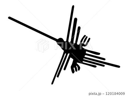 ナスカの地上絵 ハチドリのイラスト素材 [120184009] - PIXTA