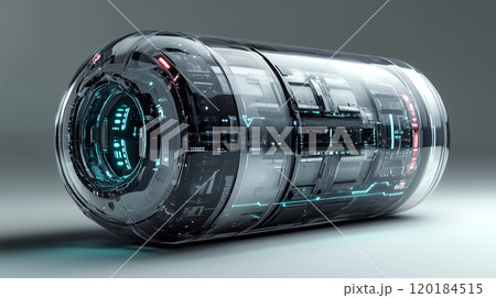 Futuristic Solid-State Battery Concept 120184515