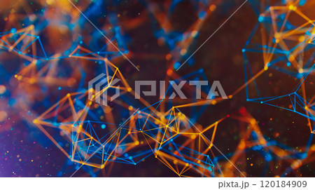 Abstract digital background. Big data visualization.  120184909
