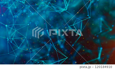 Abstract digital background. Big data visualization.  120184910