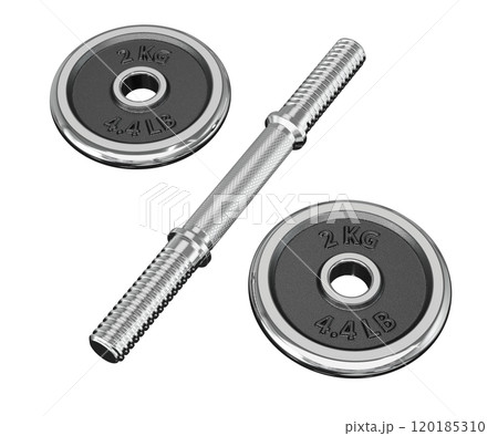 Parts of cast iron chrome Adjustable Dumbbel, rod and weight plates Parts of cast iron chrome Adjustable Dumbbel, rod and weight plates 120185310