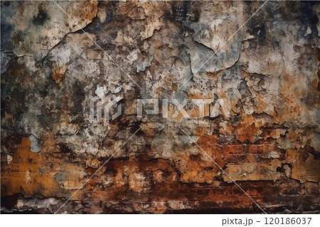 metal Rusty grunge, marble texture for ceramic, dark background. 120186037