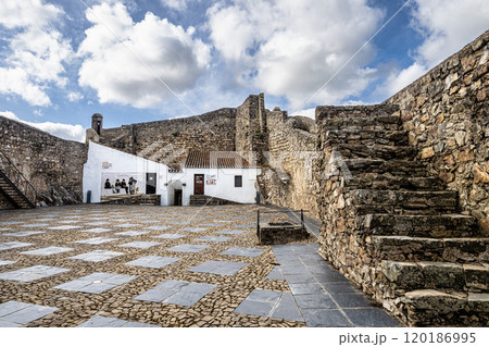 The Fort and Castelo of Marvao on the Hill of Castelo de Marvao in Alentejo, Portugal 120186995
