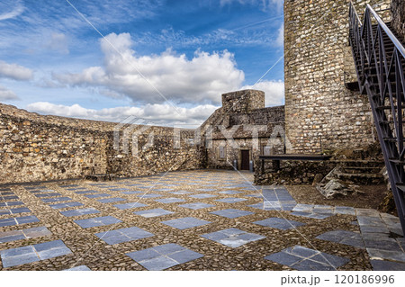 The Fort and Castelo of Marvao on the Hill of Castelo de Marvao in Alentejo, Portugal 120186996