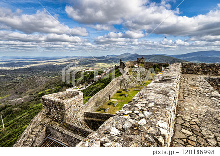 The Fort and Castelo of Marvao on the Hill of Castelo de Marvao in Alentejo, Portugal 120186998