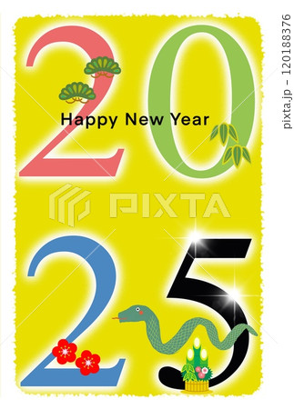 巳年年賀状 120188376