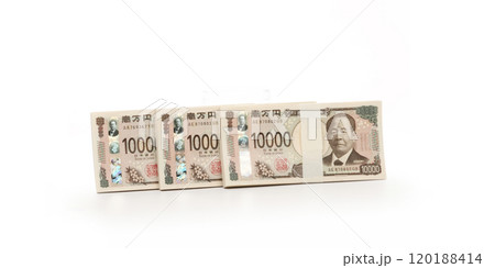 一万円札の札束 新紙幣 渋沢栄一 一万円札の札束 新紙幣 渋沢栄一 120188414