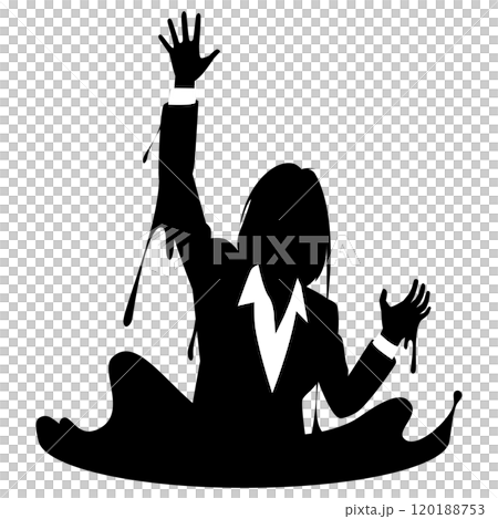 A female businessman addicted to a swamp 120188753
