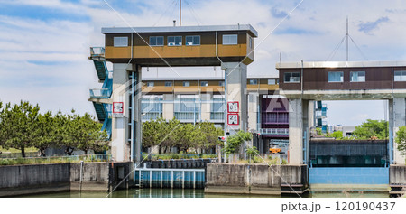 毛馬の水門・閘門／大阪府大阪市都島区毛馬町3丁目 120190437