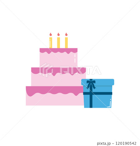 Wedding cake Isolated on white background Wedding cake Isolated on white background 120190542