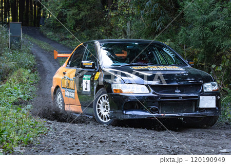 公道ラリーグラベルSSのタイムアタック 120190949