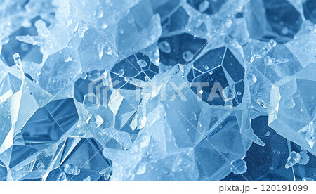氷のかたまりクローズアップ素材 氷のかたまりクローズアップ素材 120191099