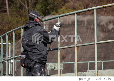 建築塗装錆落とし錆止め下塗り上塗りマスク足場養生木造鉄骨 建築塗装錆落とし錆止め下塗り上塗りマスク足場養生木造鉄骨 120193919