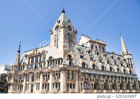 バトゥミのヨーロッパ広場周辺の美しい風景 バトゥミのヨーロッパ広場周辺の美しい風景 120193997