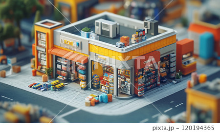 3d of shop. Shopping online concept. Black friday 3d of shop. Shopping online concept. Black friday 120194365