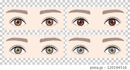 Color contact lens color variation set Color contact lens color variation set 120194516