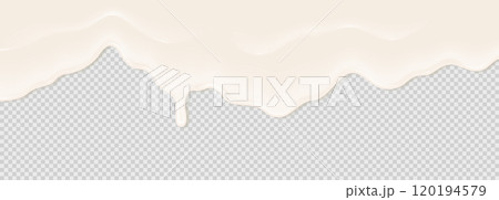 Yogurt, milk or cream surface creamy liquid melt splash flowing background. 120194579