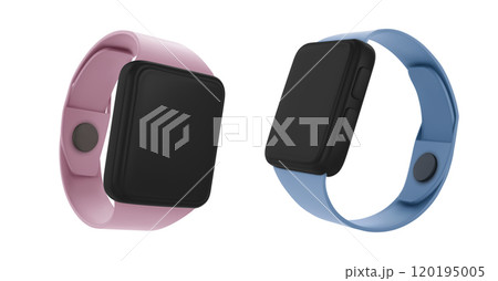 Smartwatch with blank screen and black wrist band 120195005