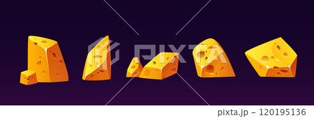 Gold nugget blocks of different shape. 120195136