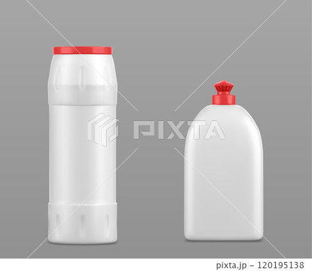 Cleaning detergent bottle mockups set 120195138