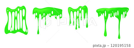 Green slime mucus drip 120195158