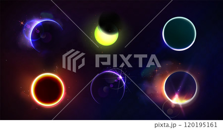 Total and partial solar eclipse 120195161