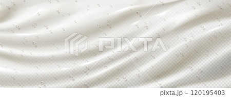 Air bubbles on transparent white background 120195403