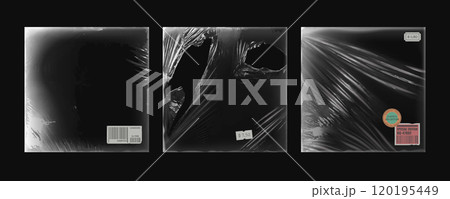 Vinyl cd album cover overlay for music record Vinyl cd album cover overlay for music record 120195449