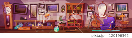 Abandoned antique shop interior Abandoned antique shop interior 120196562