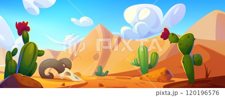 Western sandy desert background 120196576