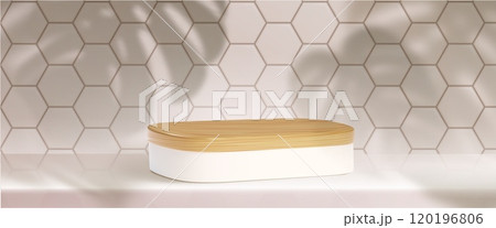 Wooden rectangular product podium Wooden rectangular product podium 120196806