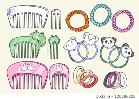 Girlish cartoon hair accessories set 120196820
