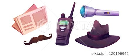 Police detective masking equipment set 120196942