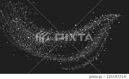 White shimmer with snow and star glitter. 120197214
