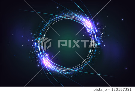 Magic light glow circle portal for game ui design. 120197351