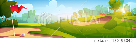 Golf course landscape 120198040
