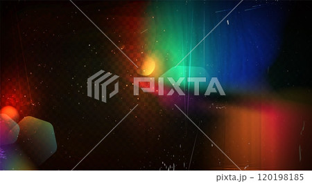 Old photo film with light leak and noise effect. 120198185