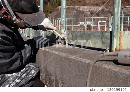 建築塗装錆落とし錆止め下塗り上塗りマスク足場養生木造鉄骨 120199195