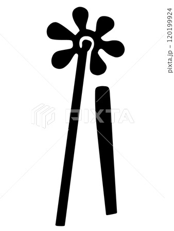 ナスカの地上絵　花 120199924